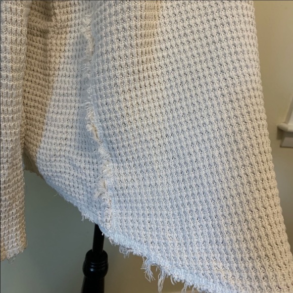 FREE PEOPLE COLD SHOULDER SWEATER - Picture 6 of 7